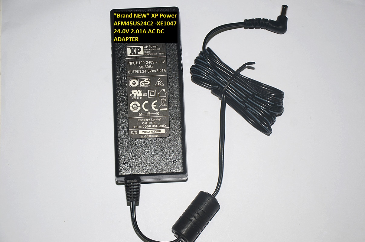*Brand NEW* XP Power 24.0V 2.01A 4.8*1.7 AC DC ADAPTER AFM45US24C2 -XE1047